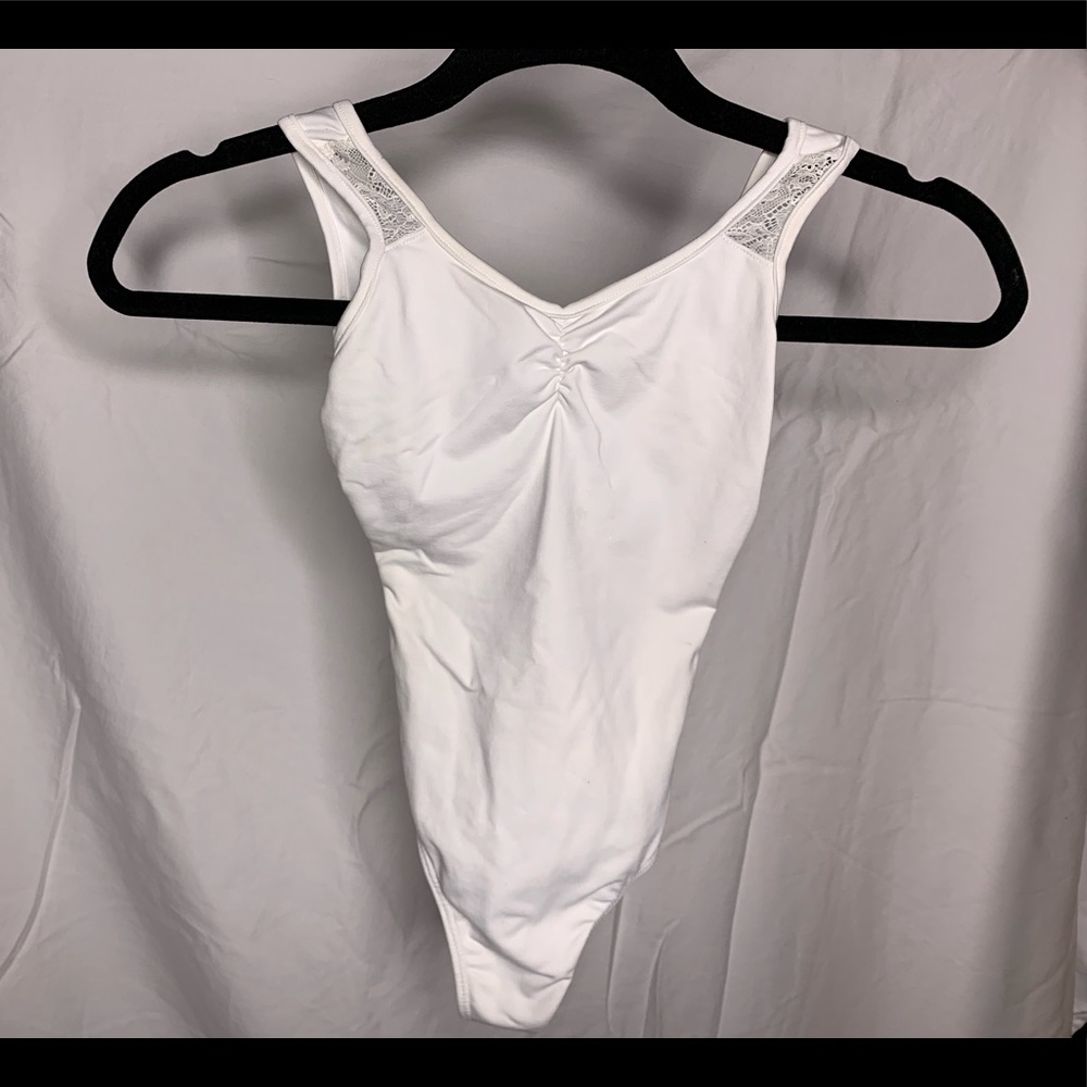 White lace Dance leotard